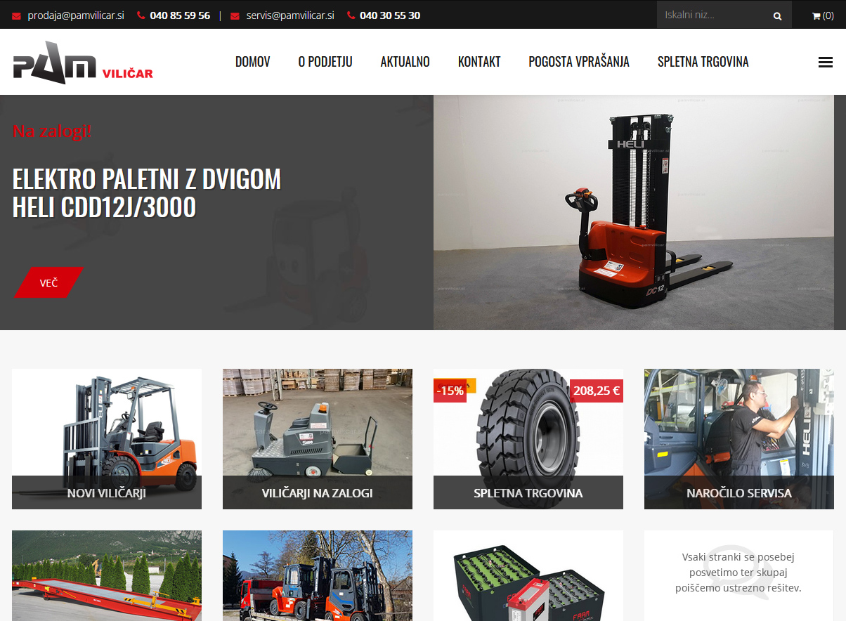 spletna trgovina Pamviličar